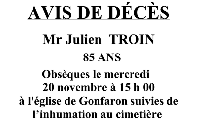 avis DC M. Troin