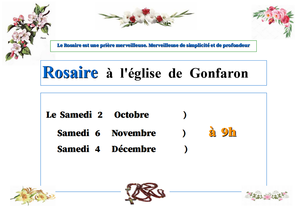 rosaire 2021